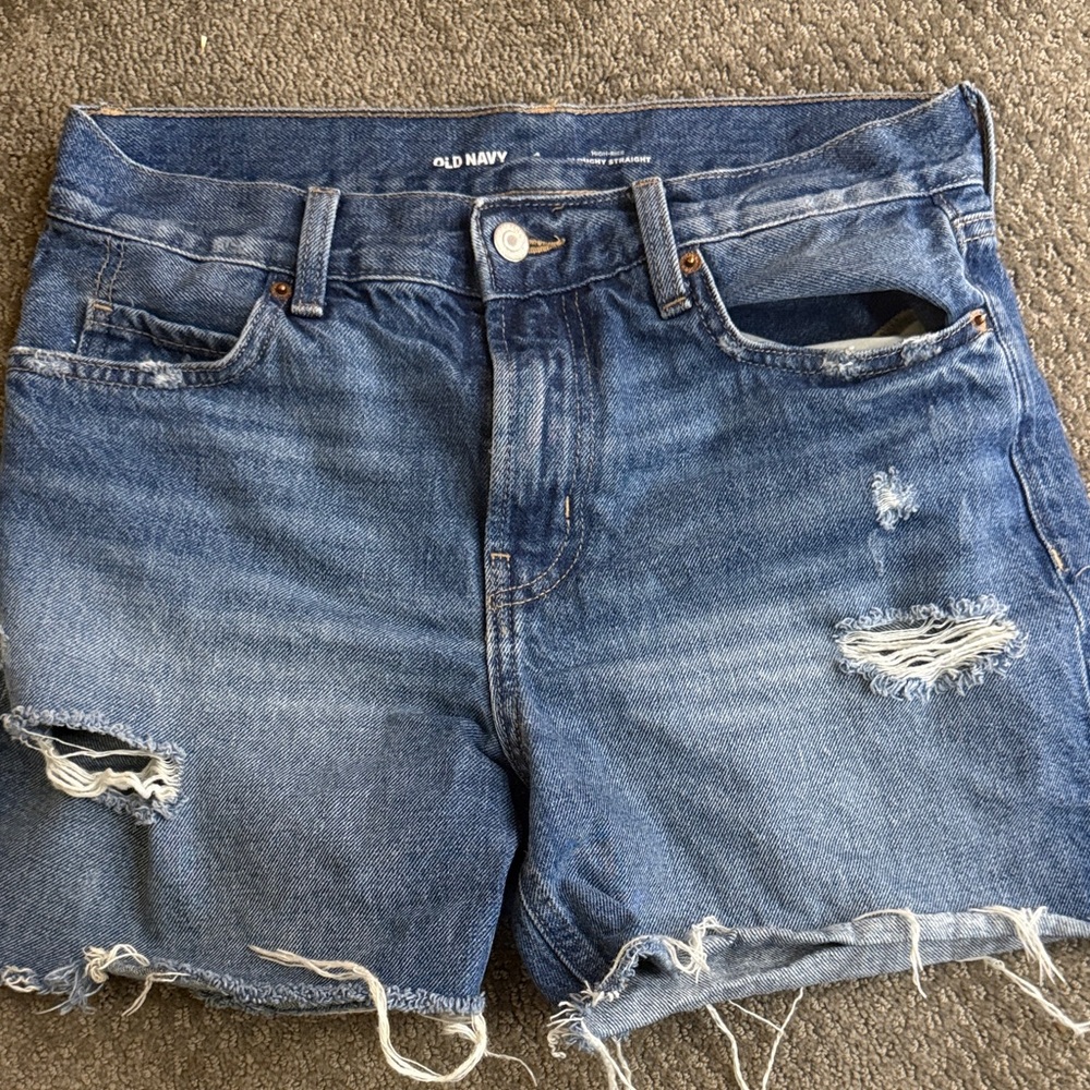 Old Navy Denim Distressed Jean Shorts